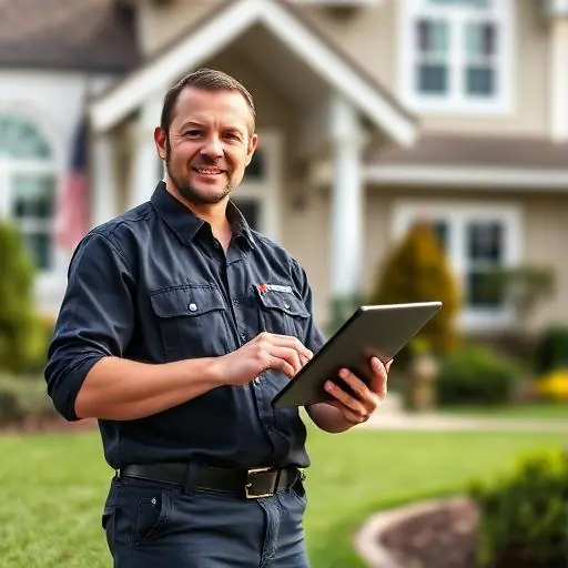BUGMAN technician at a Rochester home